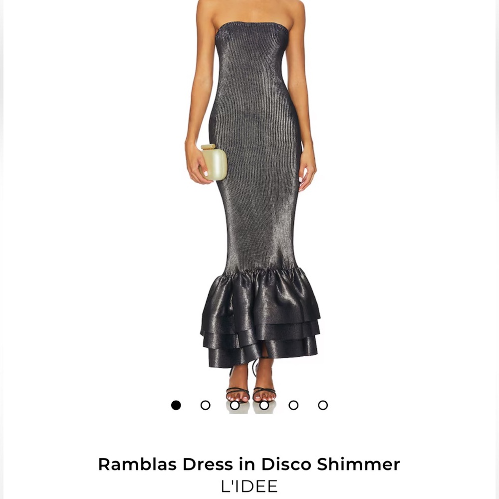 L’idee Figure Hugging Shimmer Maxi Dress - Like New